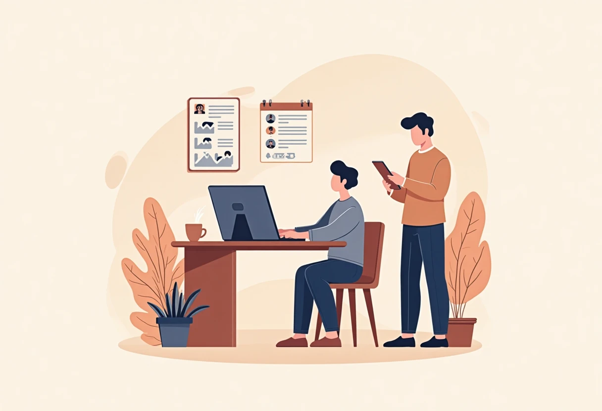 Reviewing admin job listings