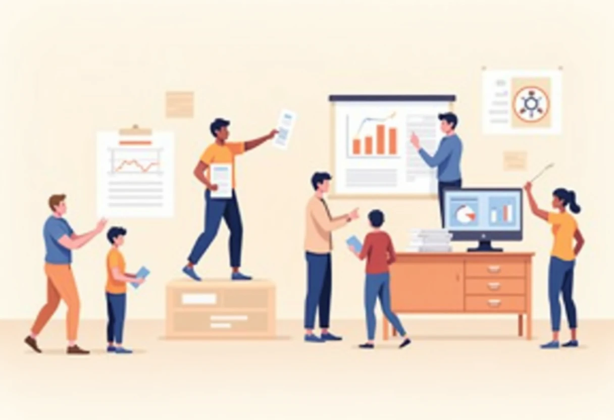 Responsable comptable au travail
