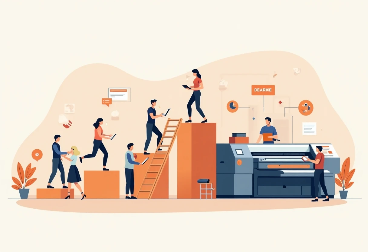 Printing machine operation